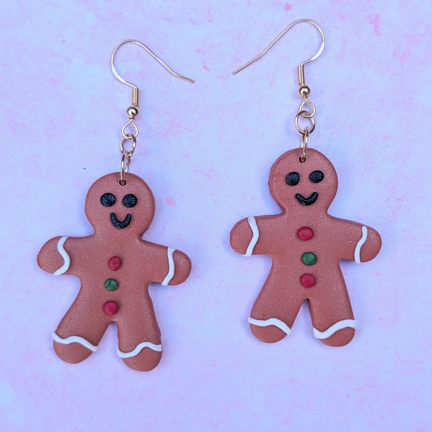 Gingerbread People Drop Earrings