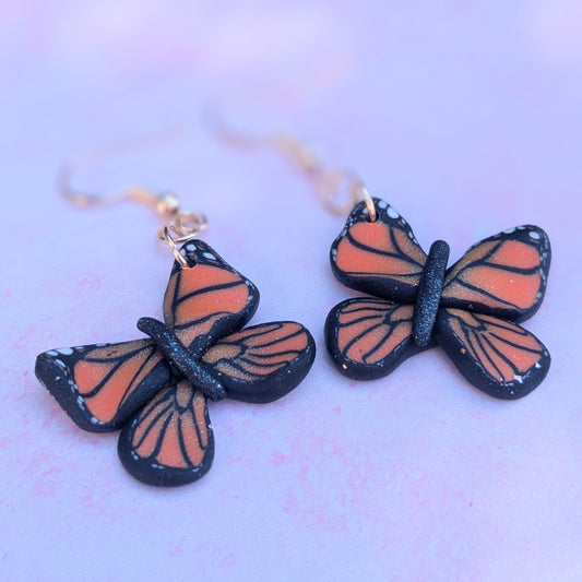 Butterfly Drop Earrings
