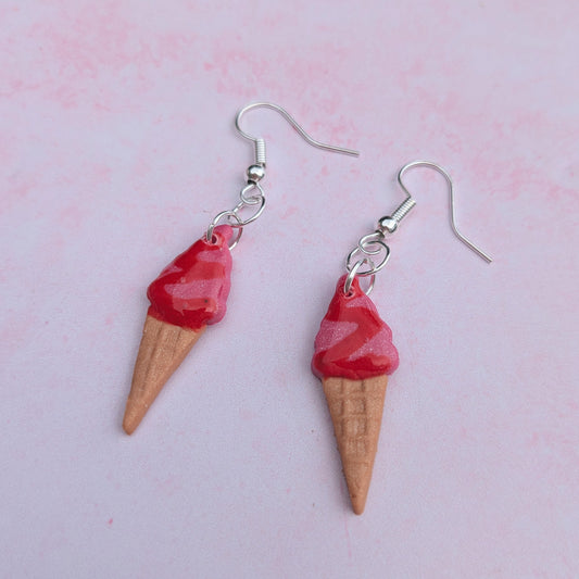 Pink & Red Ice Cream Drops