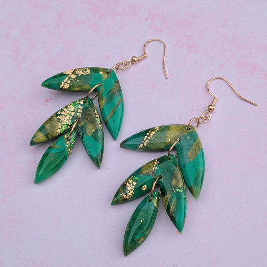 Green Crystal Triple Drops