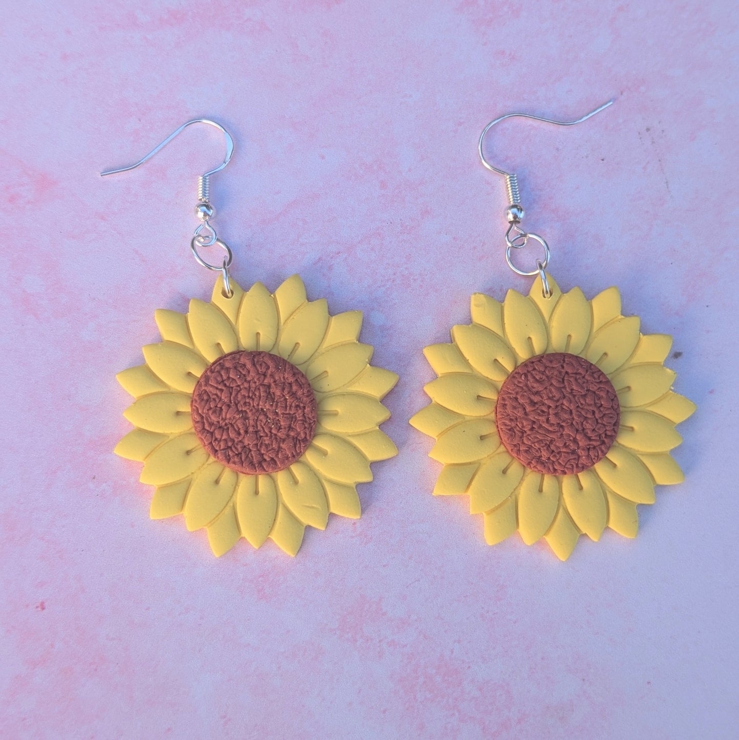 Sunflower Drop Earrings
