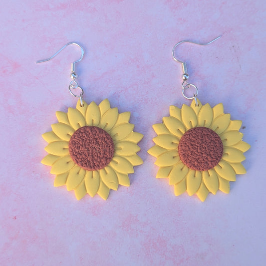 Sunflower Drop Earrings