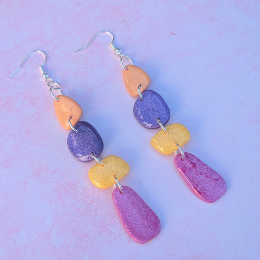 Multicoloured Drop Earrings