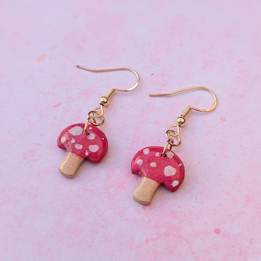 Toadstool Drop Earrings