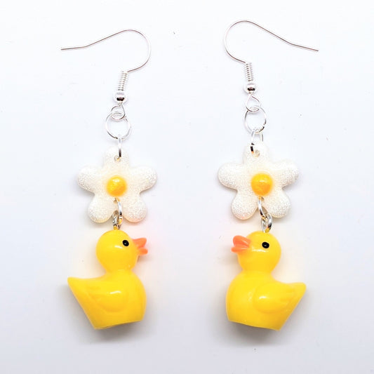 Daisy Duck Polymer Clay Earrings